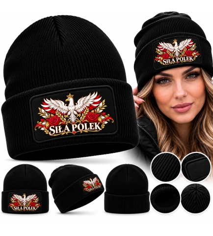 Czapka Zimowa Patriotyczna Siła Polek